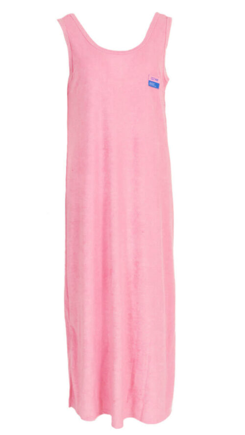 Badstof jurk pink Azzurro -jurken Label-L