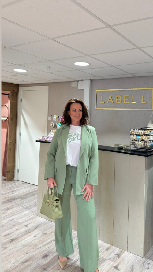Blazer Valeria green sophie en me-blazers Label-L