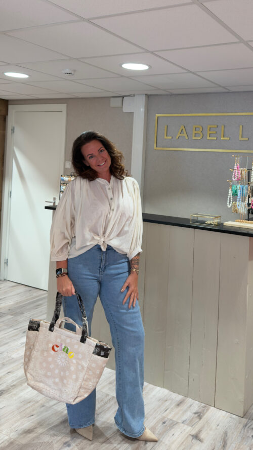 Blouse Myrte Sand Label-L-Blouses Label-L