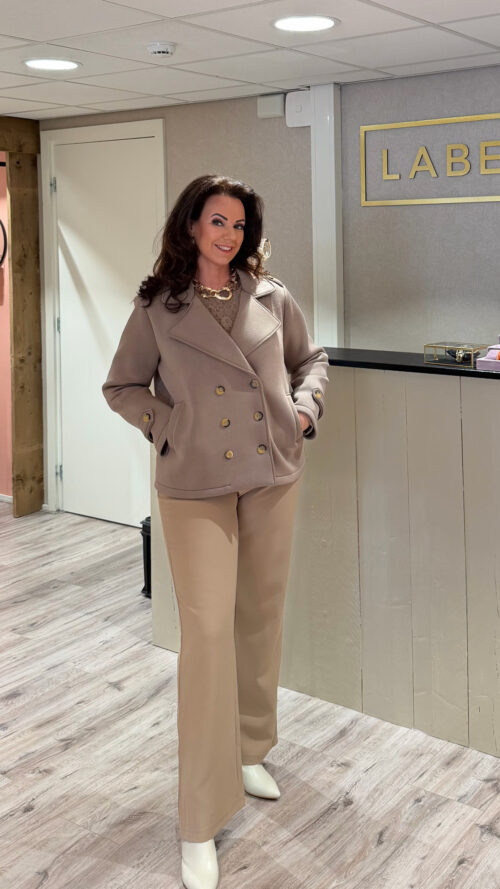 Jas Kimberly Taupe Label-L-blazers Label-L