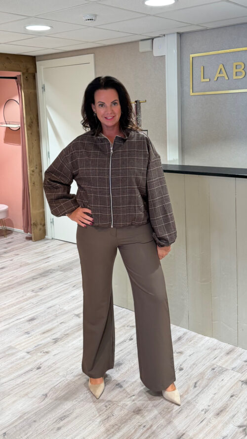 Jasje Roos ruit Brown Azzurro -Blazers Label-L