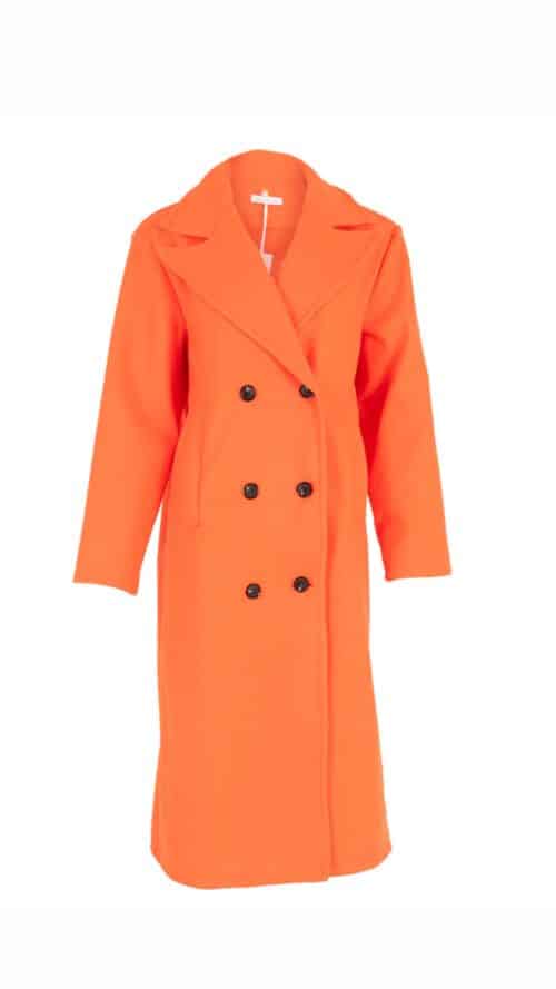 Mantel Chloe oranje Azzurro-Jassen Label-L