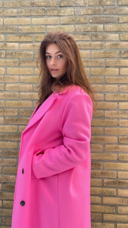 Mantel Chloe roze Azzurro-Jassen Label-L 1