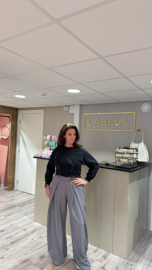 Pantalon Lucia grey sophie en me-broeken Label-L